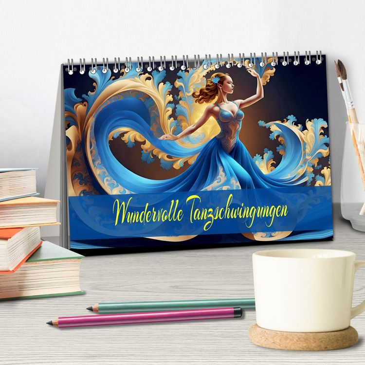Produktbild: Wundervolle Tanzschwingungen (Tischkalender 2026 DIN A5 quer), CALVENDO Monatskalender