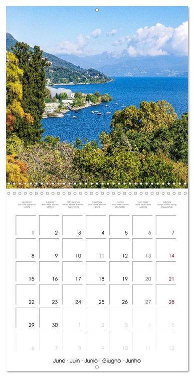 Produktbild: Lake Maggiore - Italian Dreams (Wall Calendar 2026 12 &times; 12 Inch) CALVENDO 12 Month Wall Calendar