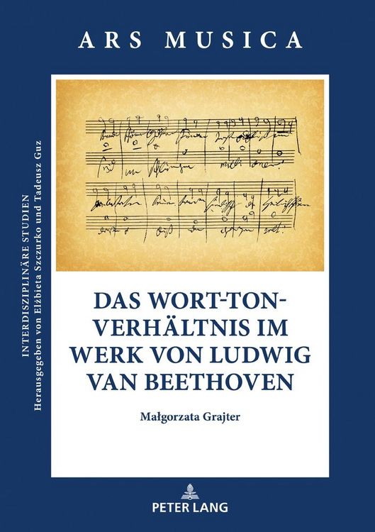 Produktbild: Das Wort-Ton-Verh&auml;ltnis im Werk von Ludwig van Beethoven