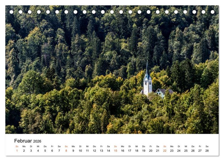 Produktbild: Oberkrain und Triglav-Nationalpark (Tischkalender 2026 DIN A5 quer), CALVENDO Monatskalender