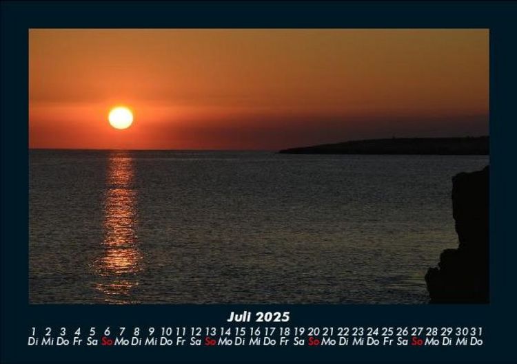 Produktbild: Sonnenunterg&auml;nge 2025 Fotokalender DIN A5