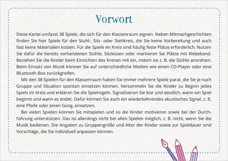 Produktbild: Spiele für den Klassenraum