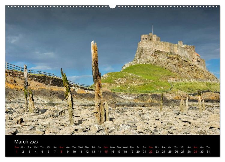 Produktbild: Scenes from Northumberland (High Quality Premium Wall Calendar 2026 DIN A2 landscape),CALVENDO 12 Month Wall Calendar