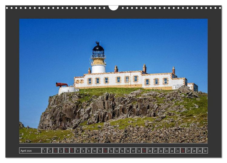 Produktbild: Leuchtt&uuml;rme an Schottlands K&uuml;sten (Wandkalender 2026 DIN A3 quer), CALVENDO Monatskalender