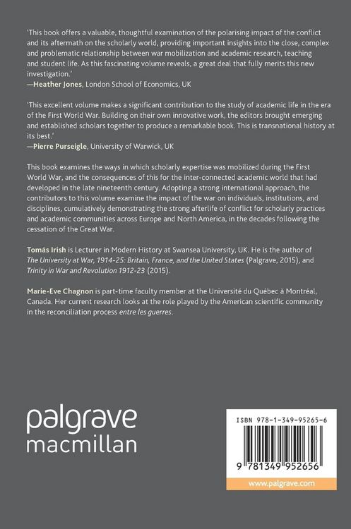 Produktbild: The Academic World in the Era of the Great War