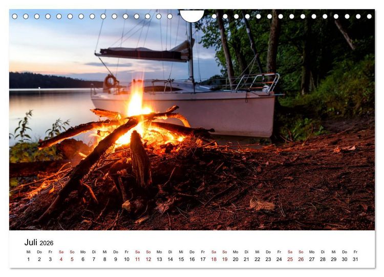 Produktbild: Masuren 2026 - Land der 1000 Seen (Wandkalender 2026 DIN A4 quer), CALVENDO Monatskalender