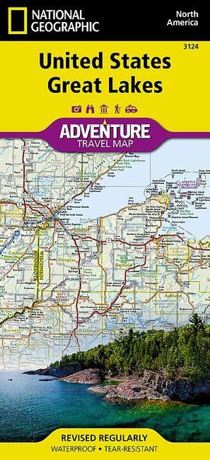 Produktbild: United States, Great Lakes Map