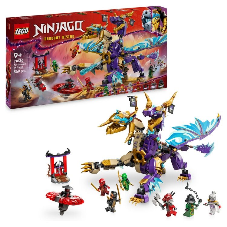 Bild vom Artikel LEGO NINJAGO Lichtbogendrache - Bauspielzeug mit 8 Minifiguren 71836 vom Autor 