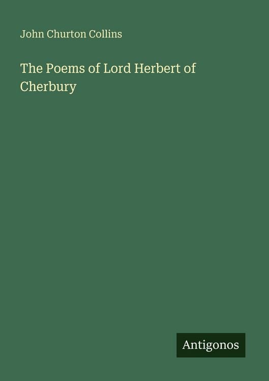 Produktbild: The Poems of Lord Herbert of Cherbury