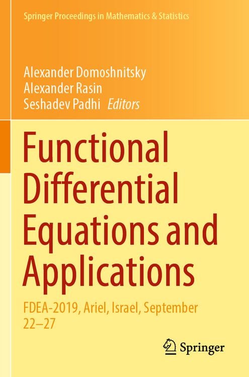 Produktbild: Functional Differential Equations and Applications