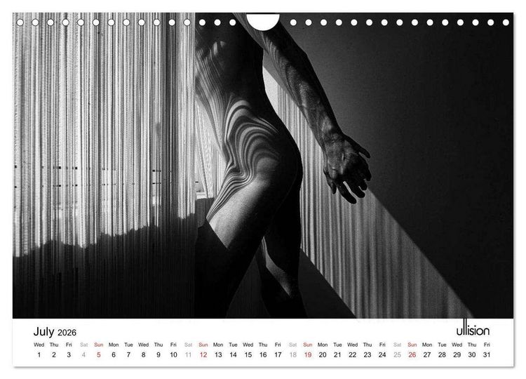 Produktbild: Male Nude Art (Wall Calendar 2026 DIN A4 landscape), CALVENDO 12 Month Wall Calendar