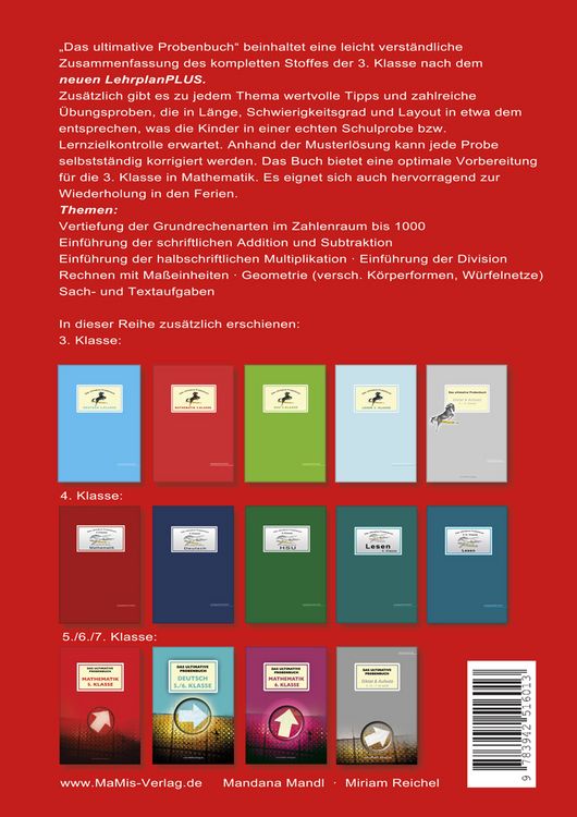 Produktbild: Das ultimative Probenbuch Mathematik 3. Klasse