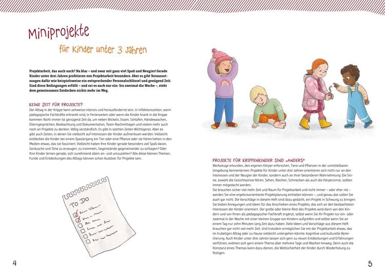 Produktbild: Krippenkinder in Aktion - 10 tolle Mini-Projekte