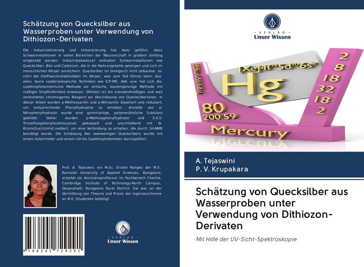 Produktbild: Sch&auml;tzung von Quecksilber aus Wasserproben unter Verwendung von Dithiozon-Derivaten