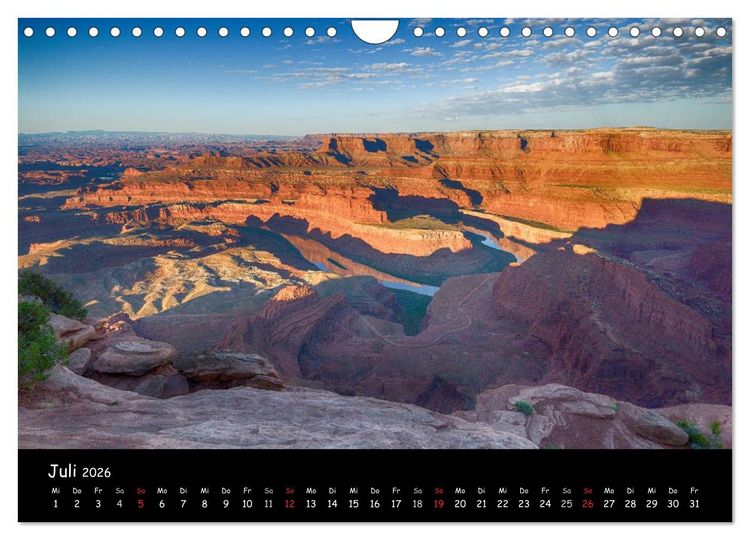 Produktbild: Traumlandschaften im Westen der USA (Wandkalender 2026 DIN A4 quer), CALVENDO Monatskalender