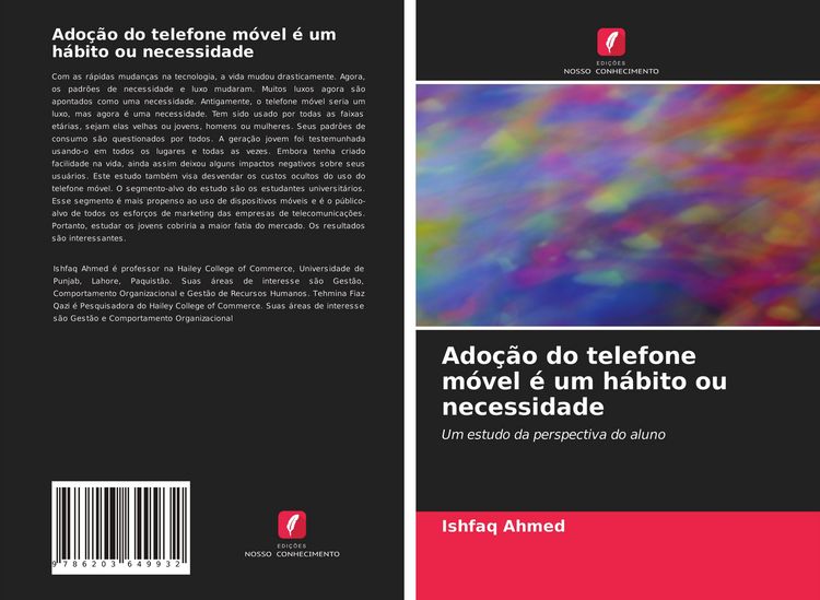 Produktbild: Ado&ccedil;&atilde;o do telefone m&oacute;vel &eacute; um h&aacute;bito ou necessidade