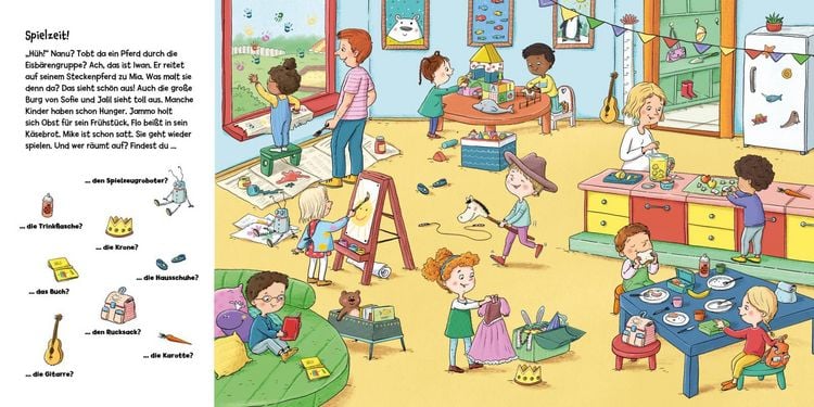 Produktbild: Mein erstes Geschichten-Bilder-Buch: Im Kindergarten