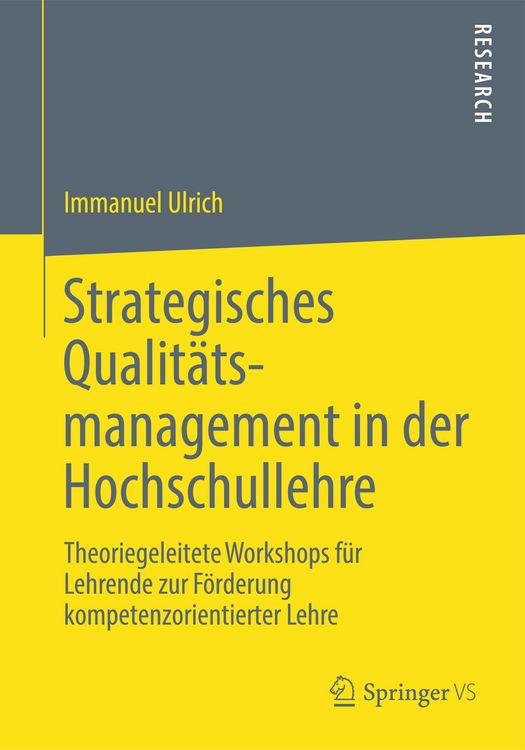 Produktbild: Strategisches Qualit&auml;tsmanagement in der Hochschullehre