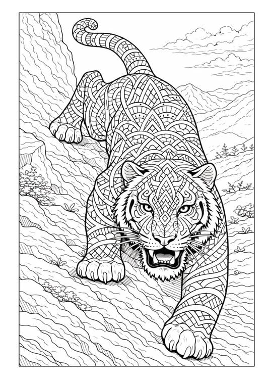 Produktbild: Mandala Tiere Malbuch f&uuml;r Erwachsene mit 50 sch&ouml;nen Ausmalmotiven