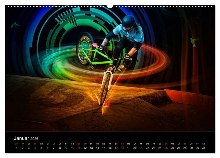 Produktbild: BMX My Life (hochwertiger Premium Wandkalender 2026 DIN A2 quer), Kunstdruck in Hochglanz