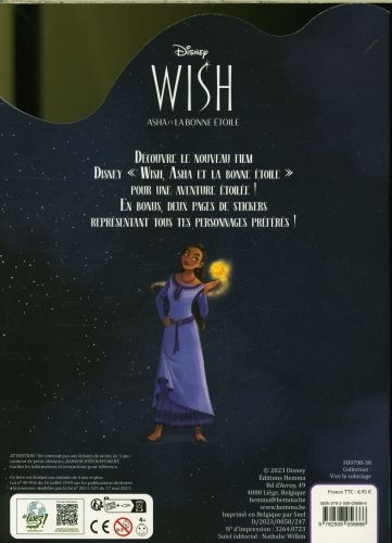 Produktbild: Disney wish : vive le coloriage ! : + stickers