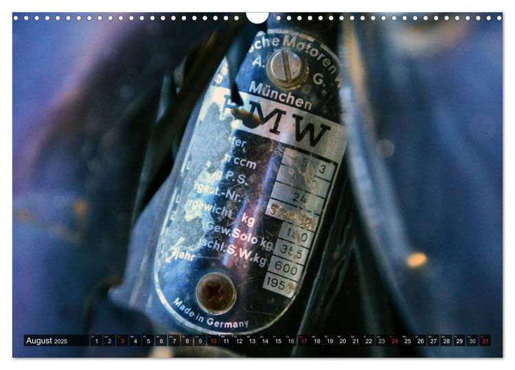 Produktbild: BMW R 51/3 - Alte Liebe rostet doch (Wandkalender 2025 DIN A3 quer), CALVENDO Monatskalender