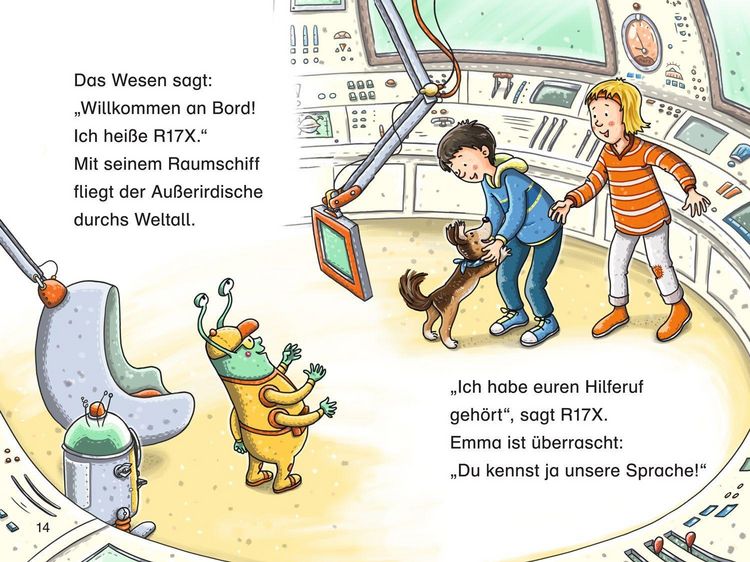 Produktbild: Duden Leseprofi &ndash; Die verr&uuml;ckte Reise ins All, 1. Klasse