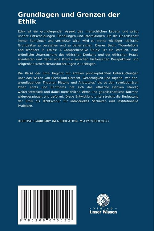 Produktbild: Grundlagen und Grenzen der Ethik