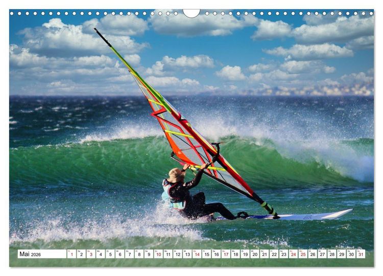 Produktbild: Spektakul&auml;res Wellen- und Windsurfen (Wandkalender 2026 DIN A3 quer), CALVENDO Monatskalender