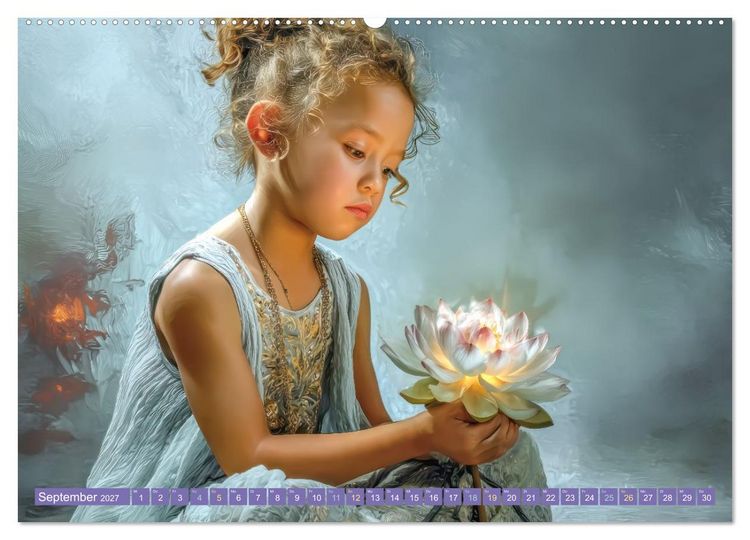 Produktbild: Faszination Licht - Durch Kinderaugen gesehen (Wandkalender 2027 DIN A2 quer), CALVENDO Monatskalender