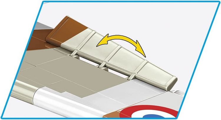 Produktbild: COBI Historical Collection 5734 - Dewoitine D.520, Jagdflugzeug, WWII, Bauset