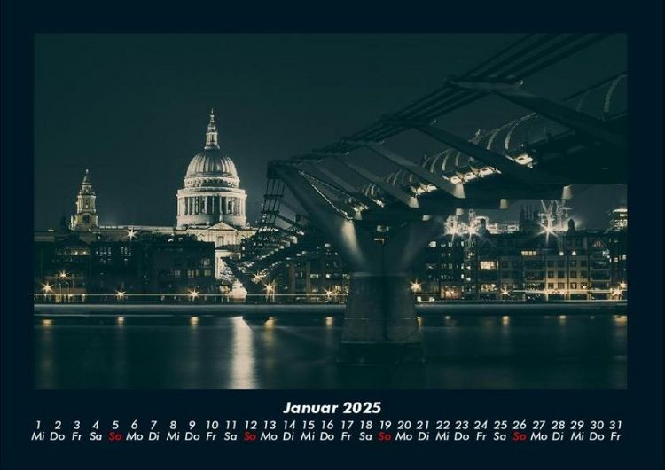 Produktbild: London - Impressionen 2025 Fotokalender DIN A4