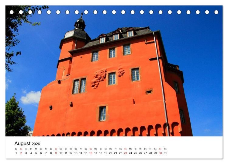 Produktbild: Deutschlands Burgen - Von der Burg zum Schloss (Tischkalender 2026 DIN A5 quer), CALVENDO Monatskalender