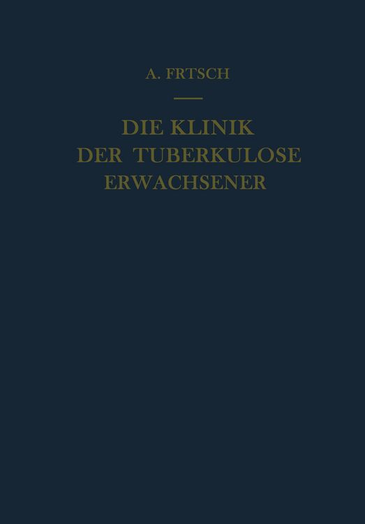 Produktbild: Die Klinik der Tuberkulose Erwachsener