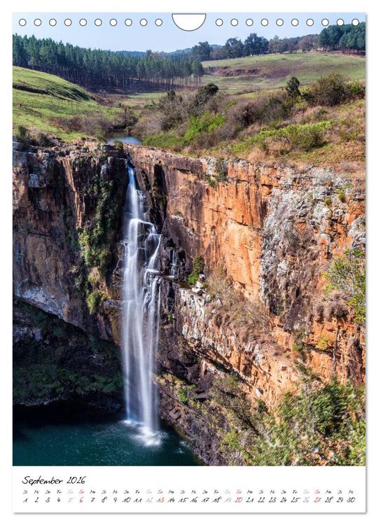 Produktbild: Faszination Wasserfall (Wandkalender 2026 DIN A4 hoch), CALVENDO Monatskalender