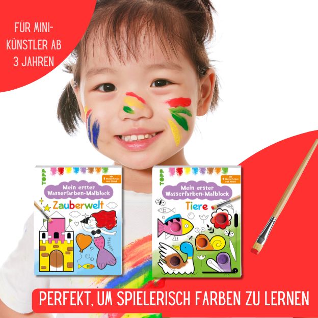 Produktbild: Mein erster Wasserfarben-Malblock - Zauberwelt