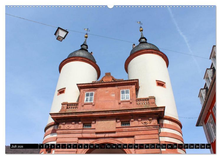 Produktbild: Historisches Heidelberg (hochwertiger Premium Wandkalender 2026 DIN A2 quer), Kunstdruck in Hochglanz