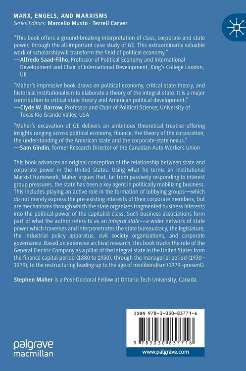 Produktbild: Corporate Capitalism and the Integral State