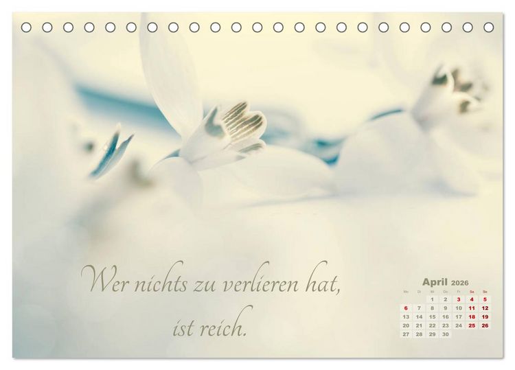 Produktbild: Chinesische Weisheiten (Tischkalender 2026 DIN A5 quer), CALVENDO Monatskalender