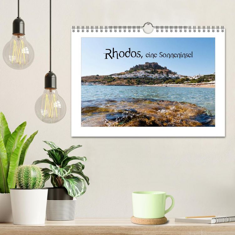 Produktbild: Rhodos, eine Sonneninsel (Wandkalender 2026 DIN A4 quer), CALVENDO Monatskalender