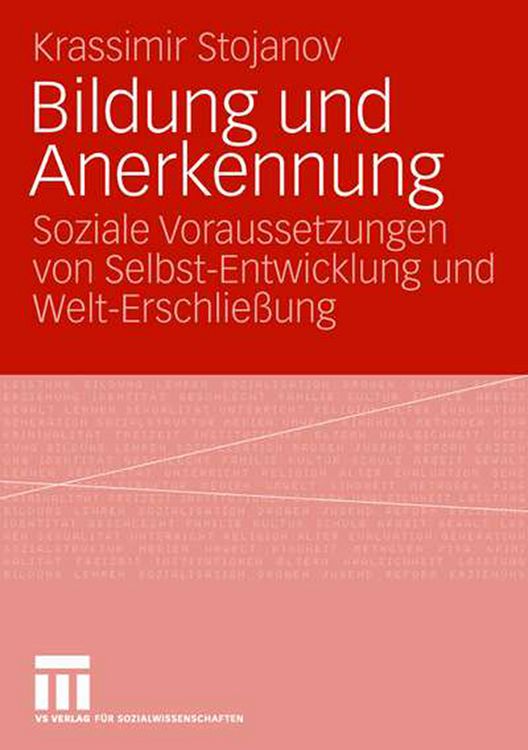 Produktbild: Bildung und Anerkennung