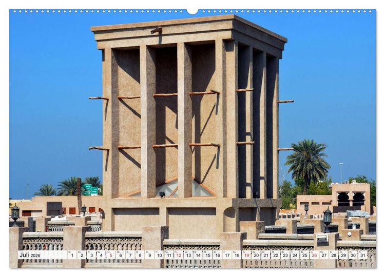 Produktbild: Einzigartiges DUBAI, die Metropole der Superlative (hochwertiger Premium Wandkalender 2026 DIN A2 quer), Kunstdruck in Hochglanz