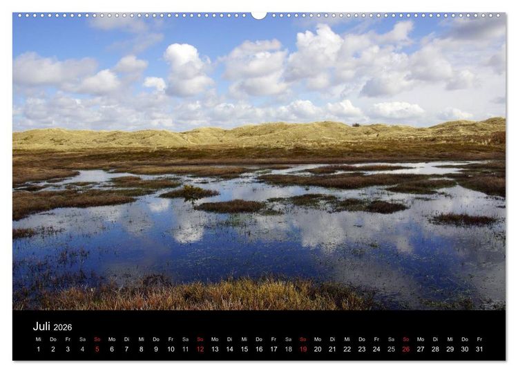 Produktbild: D&auml;nemark - Umgebung von Hvide Sande (hochwertiger Premium Wandkalender 2026 DIN A2 quer), Kunstdruck in Hochglanz