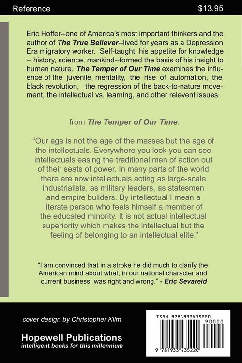 Produktbild: The Temper of Our Time