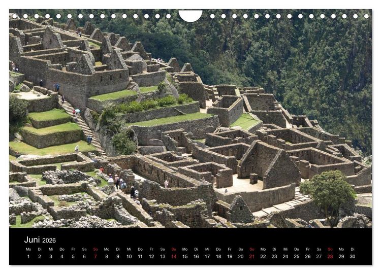 Produktbild: Machu Picchu - Die Stadt in den Wolken (Wandkalender 2026 DIN A4 quer), CALVENDO Monatskalender