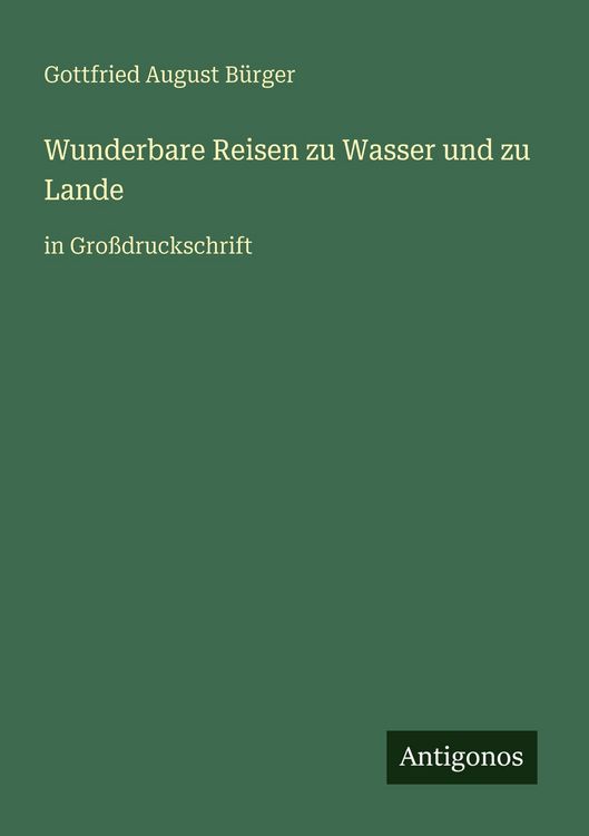 Produktbild: Wunderbare Reisen zu Wasser und zu Lande