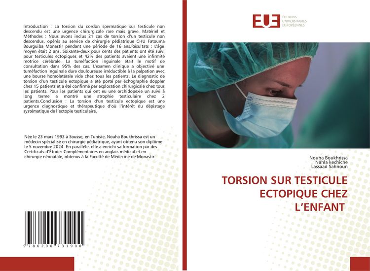 Produktbild: Torsion Sur Testicule Ectopique Chez L'enfant