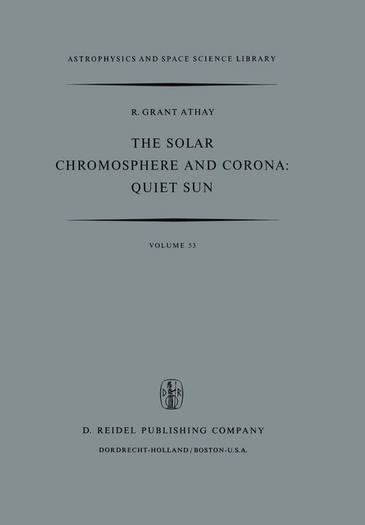 Produktbild: The Solar Chromosphere and Corona: Quiet Sun