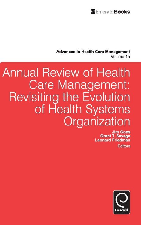 Produktbild: Annual Review of Health Care Management