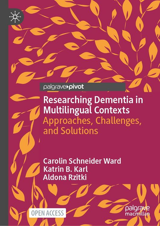 Produktbild: Researching Dementia in Multilingual Contexts